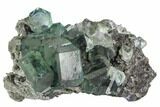 Cubic, Green Fluorite (Dodecahedral Edges) - China #112400-1